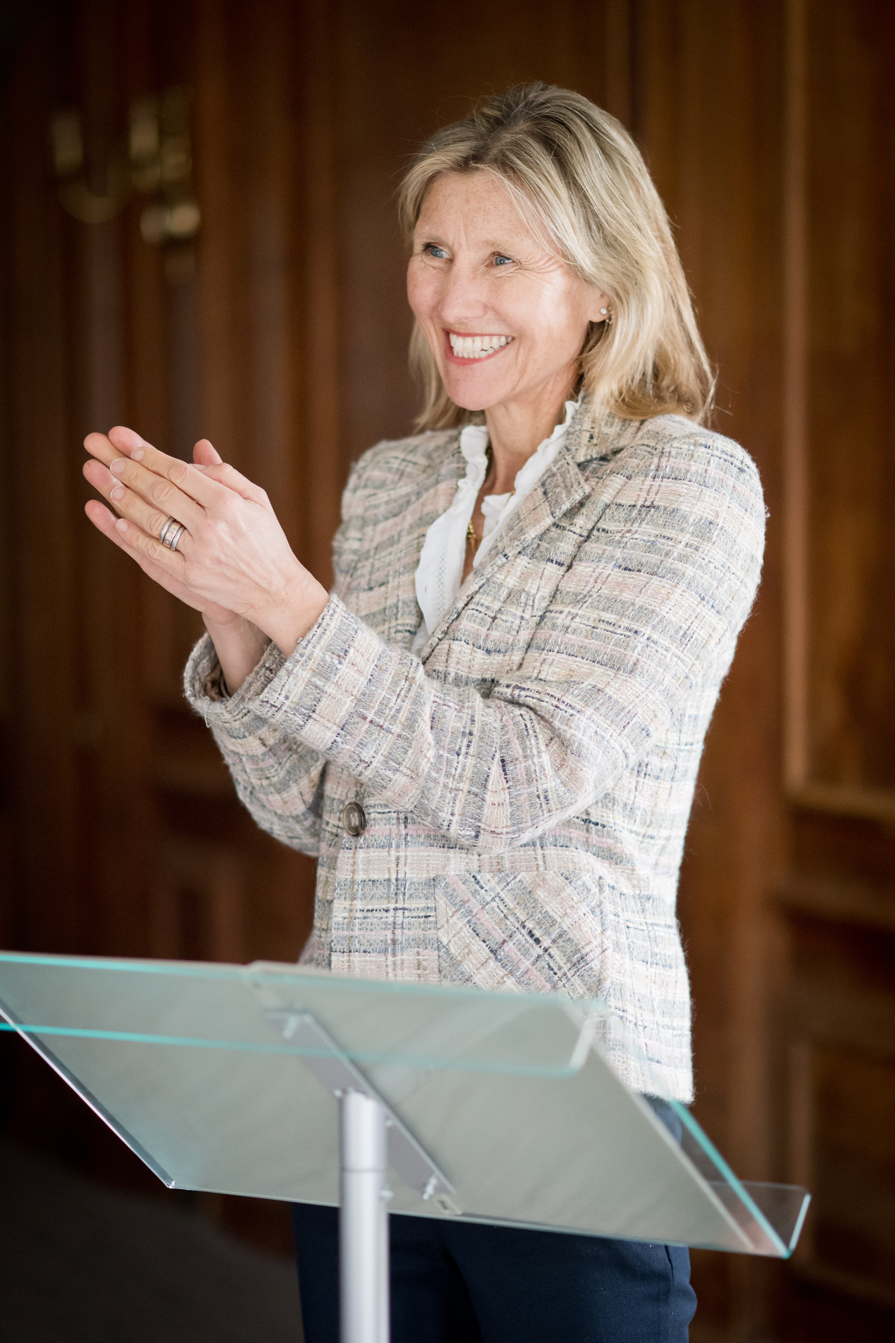 Jane Wingfield, Celebrant